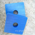 Plat Nylon Plastik Biru Bahagian Nylon CNC PA6